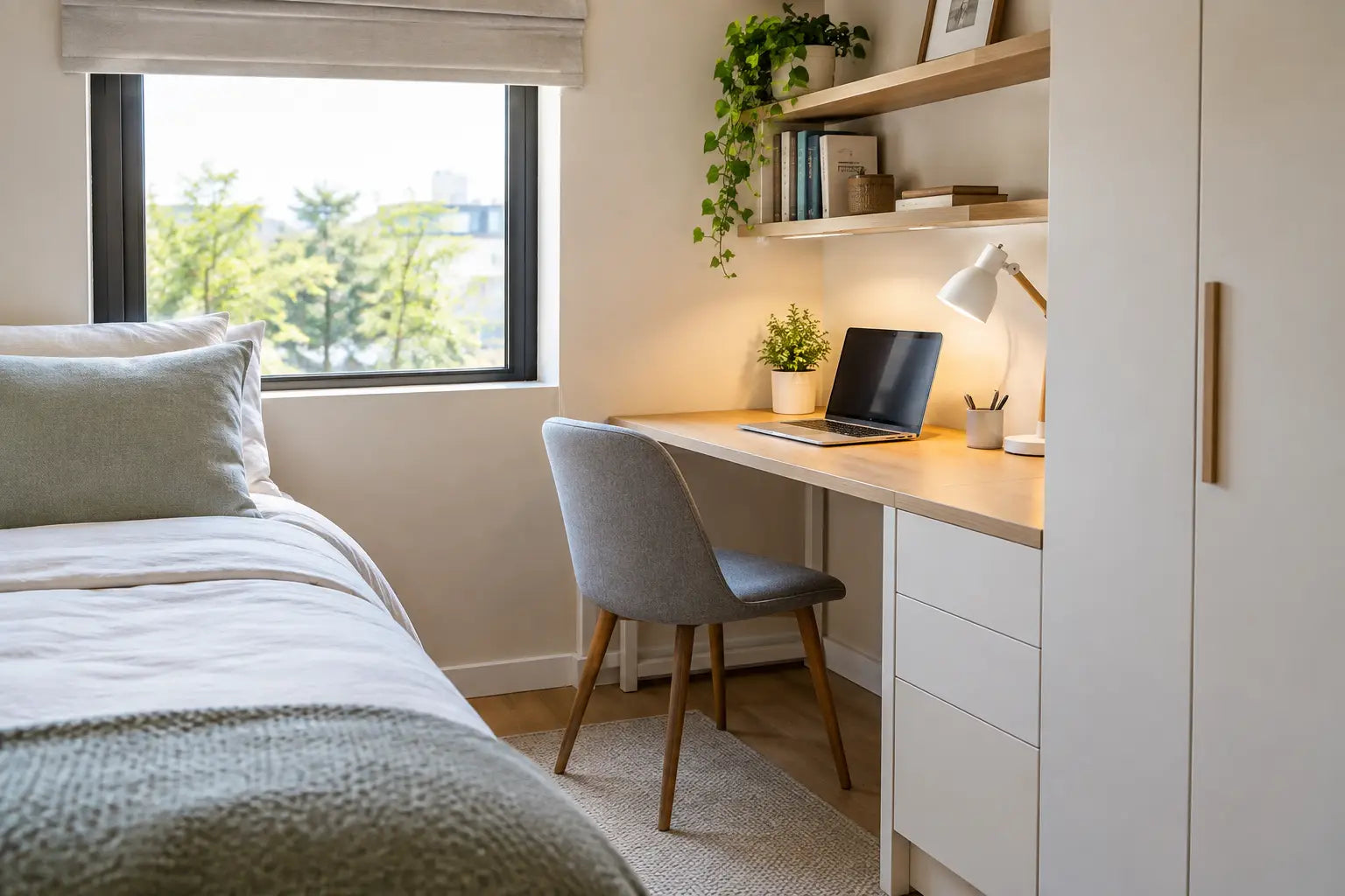 Desk for Small Bedroom: Make Every Inch Work