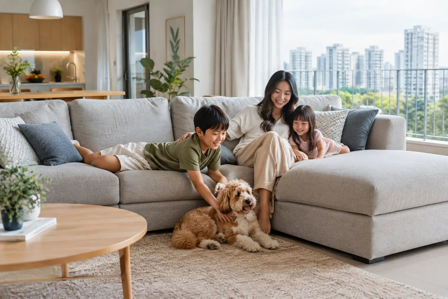 Why a Performance Fabric Sofa Fits Busy Homes