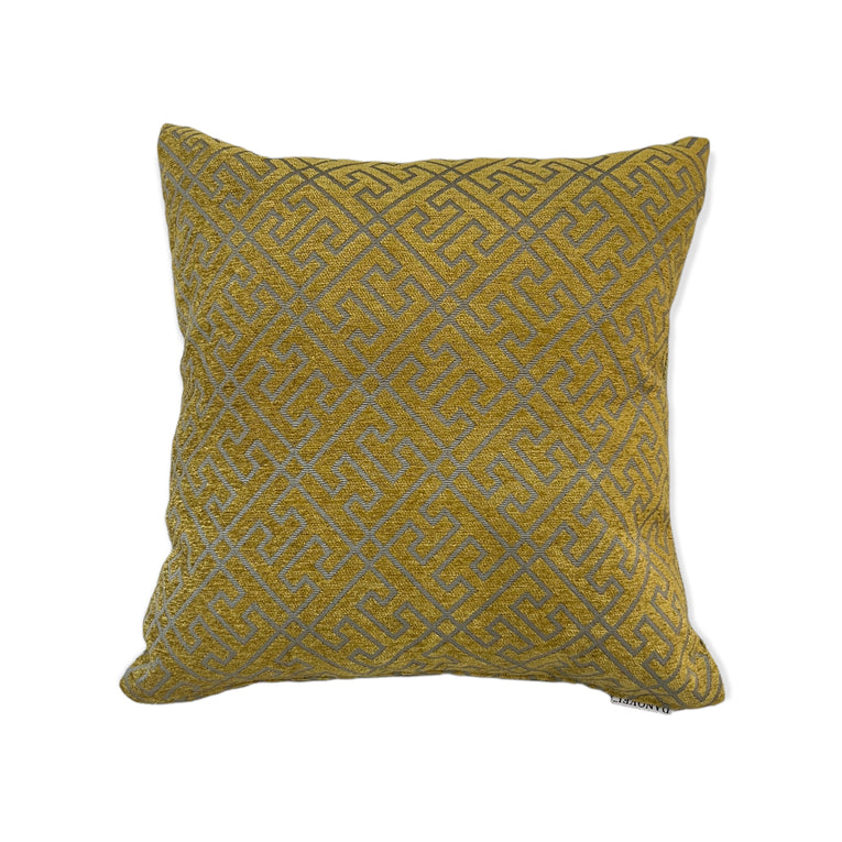 Gold Geometric Cushion
