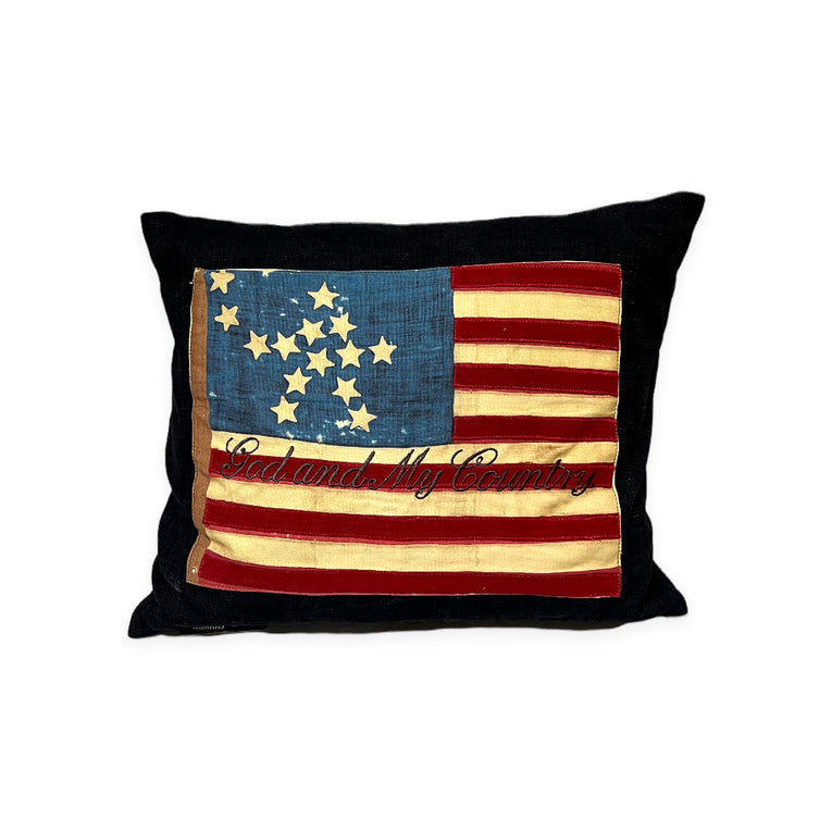 American Flag Cushion