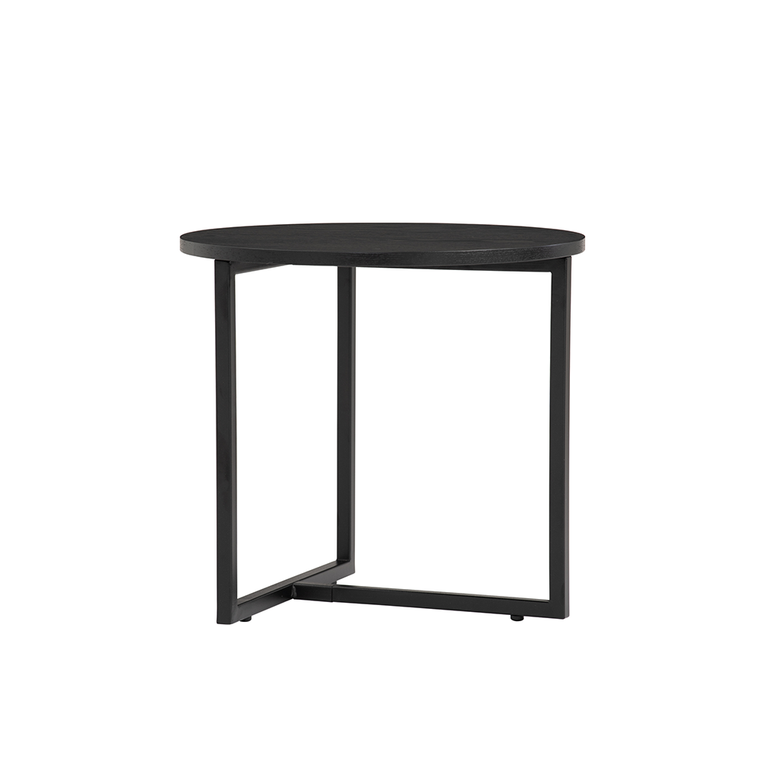 Aspen Round Coffee Table Set - Black Ashwood