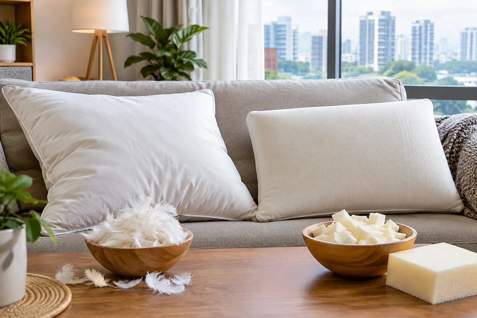Down Feather Versus Foam Cushions: Which Fits?