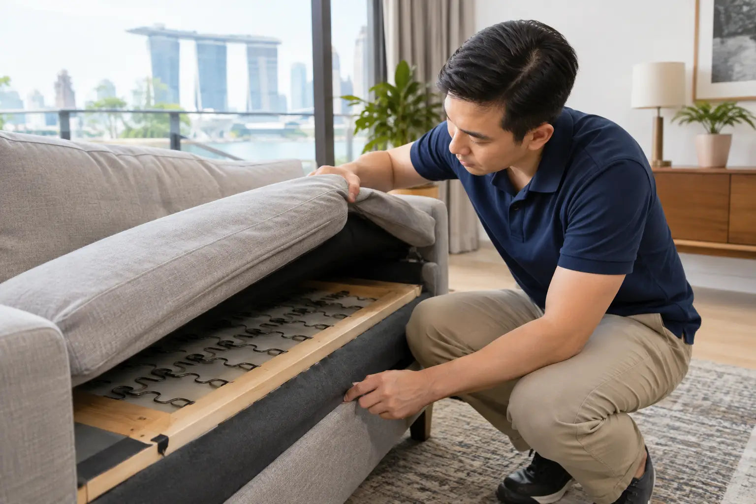 How to Inspect Sofa Construction Before You Buy