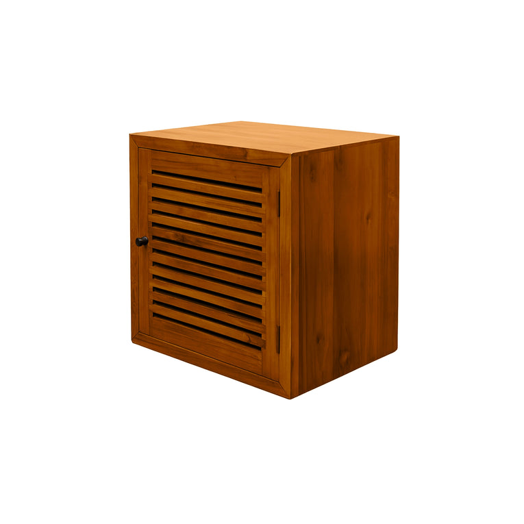 Fermo Teak Storage Side Table