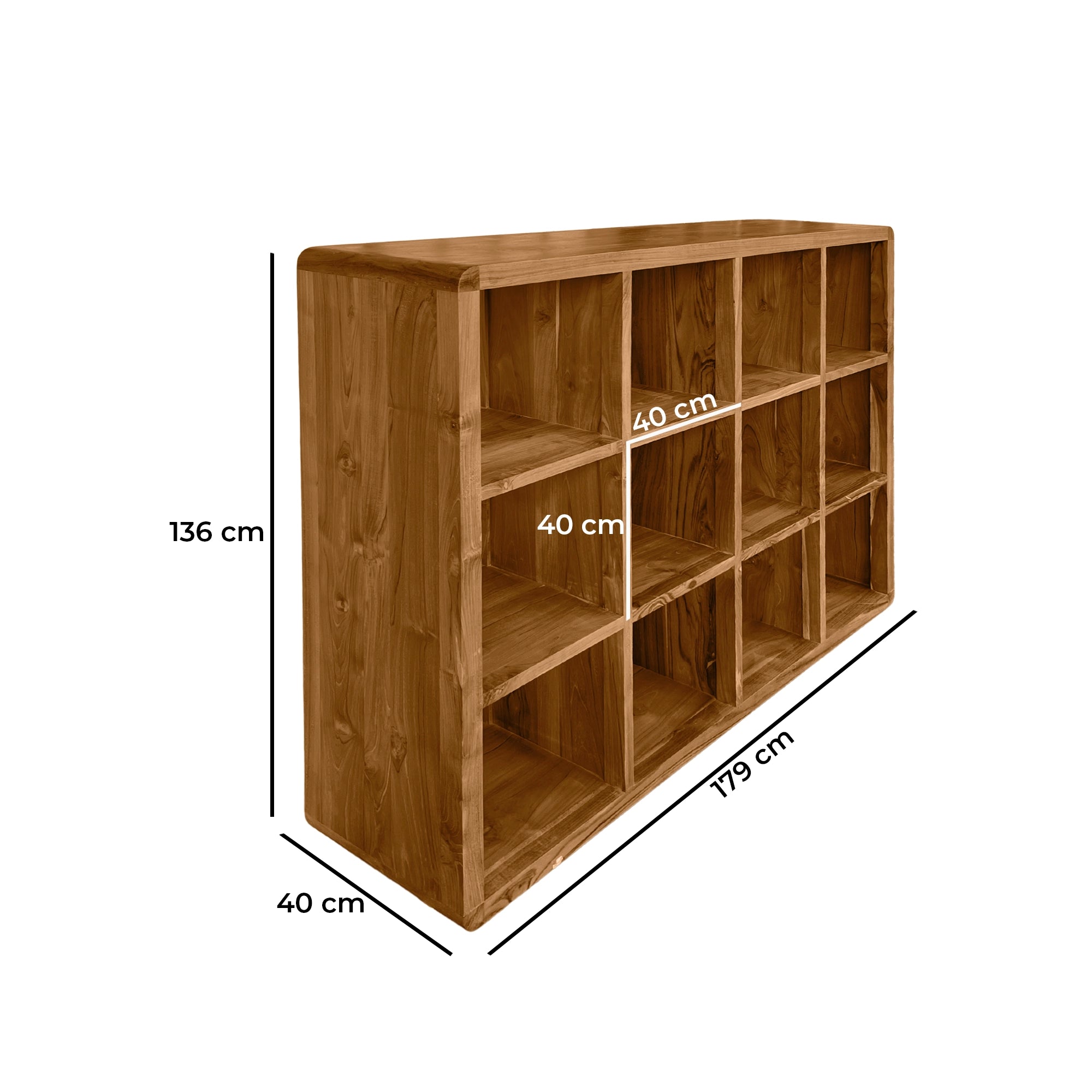 Fermo Teak Display Shelf