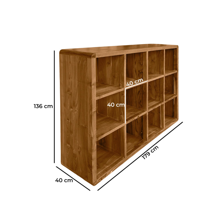 Fermo Teak Display Shelf
