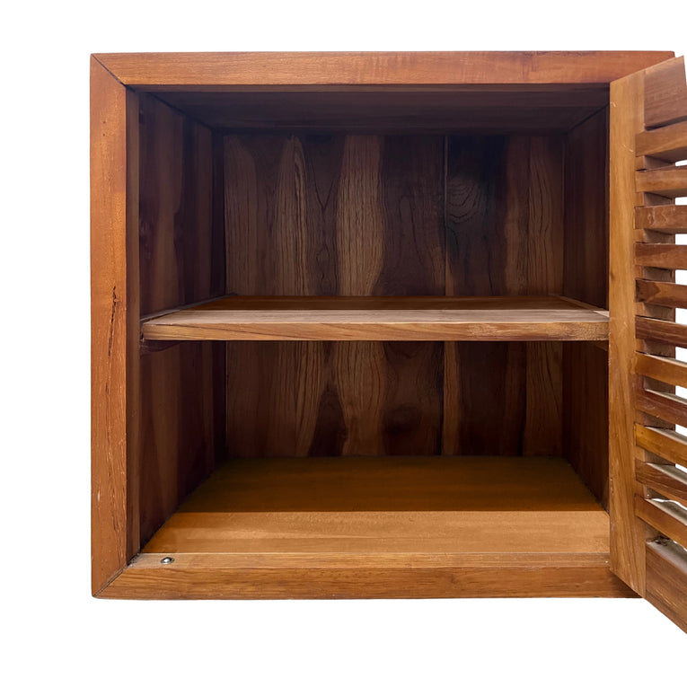 Fermo Teak Storage Side Table