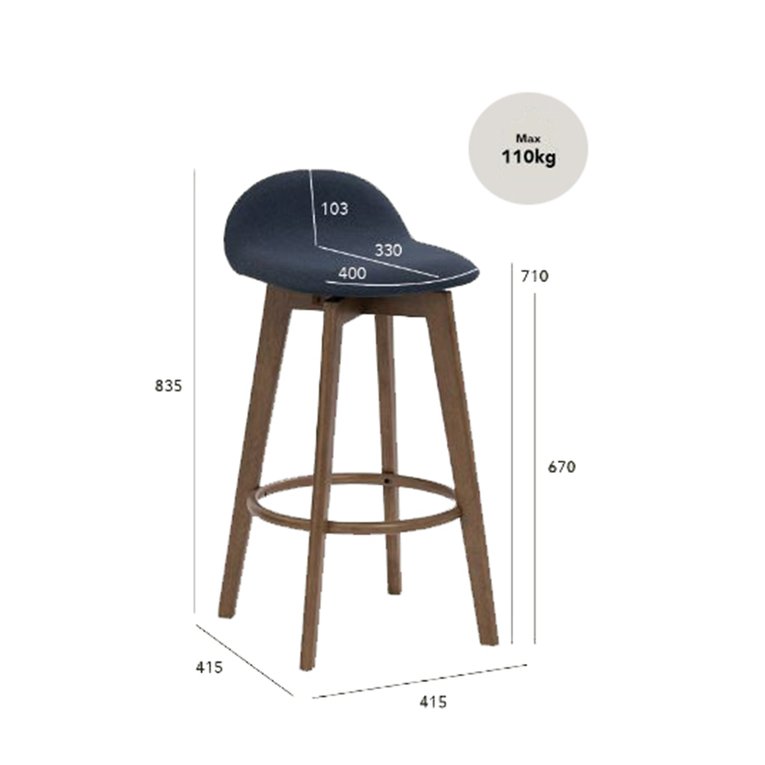 Roma Bar Stool