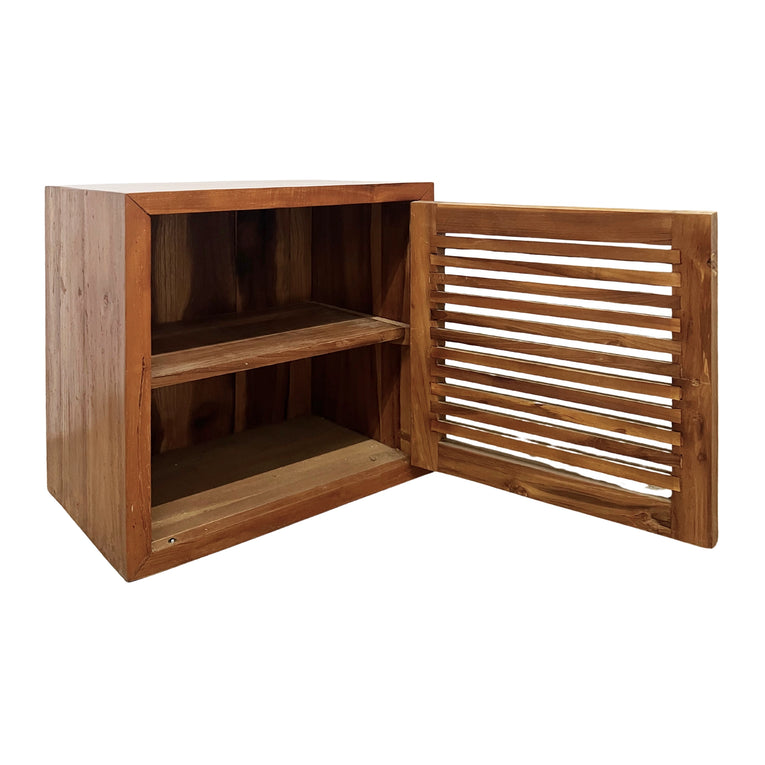 Fermo Teak Storage Side Table