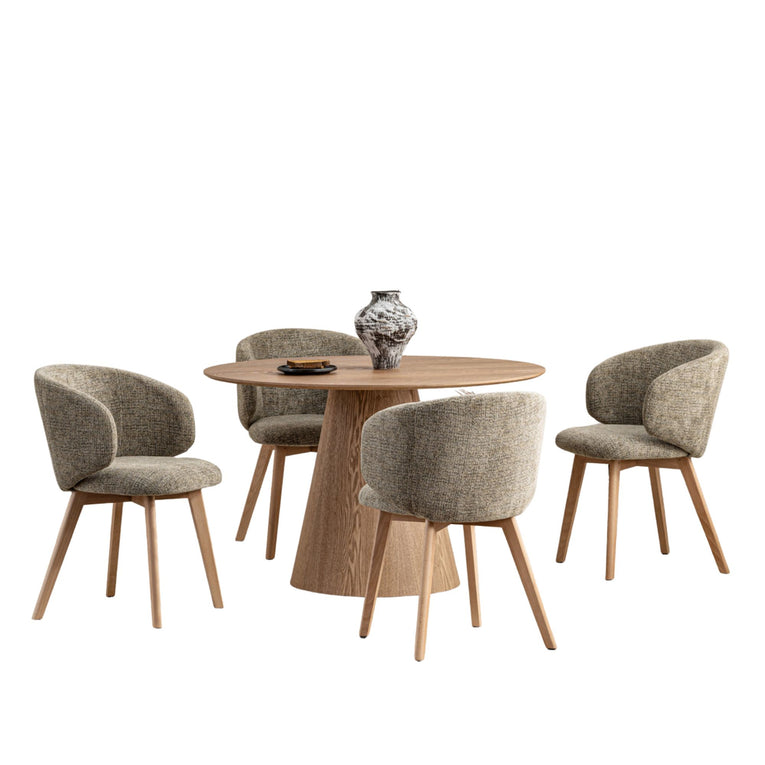 Grace Round Dining Set - 1.2m