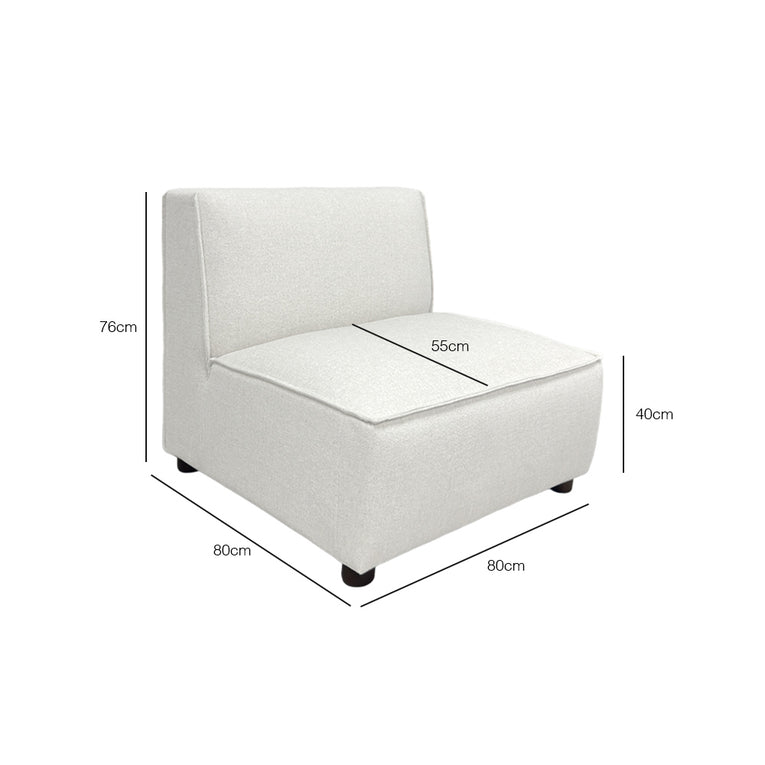Bruno Armless Modular Chair