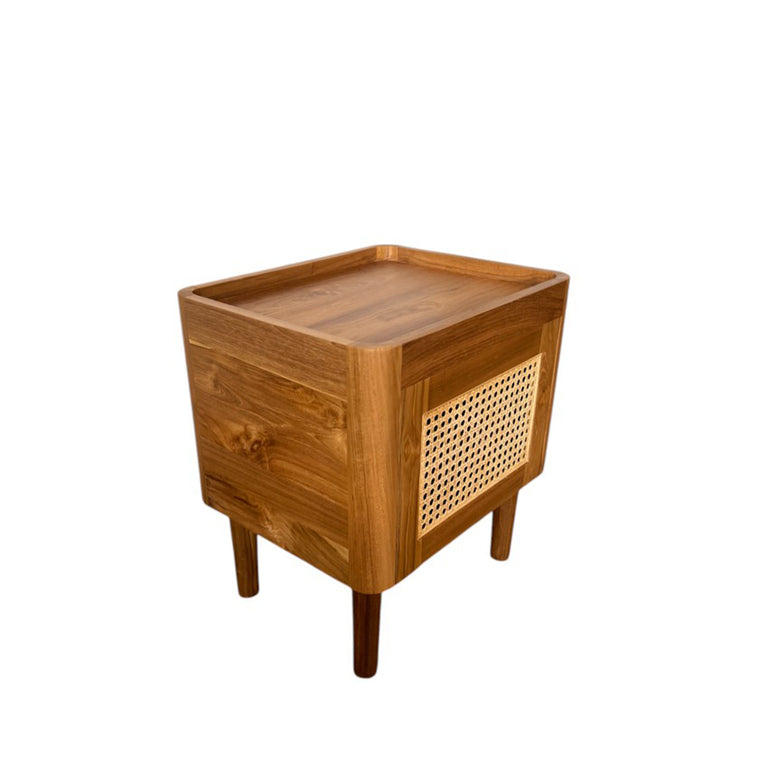 Bruno Teak Bedside Table