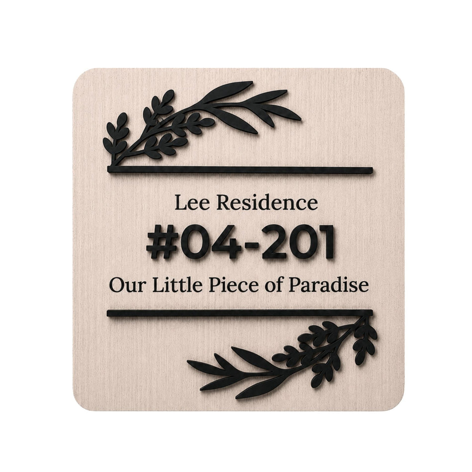 Custom Floral Blessed Home Unit Sign Zest Livings Quality Sofa Online