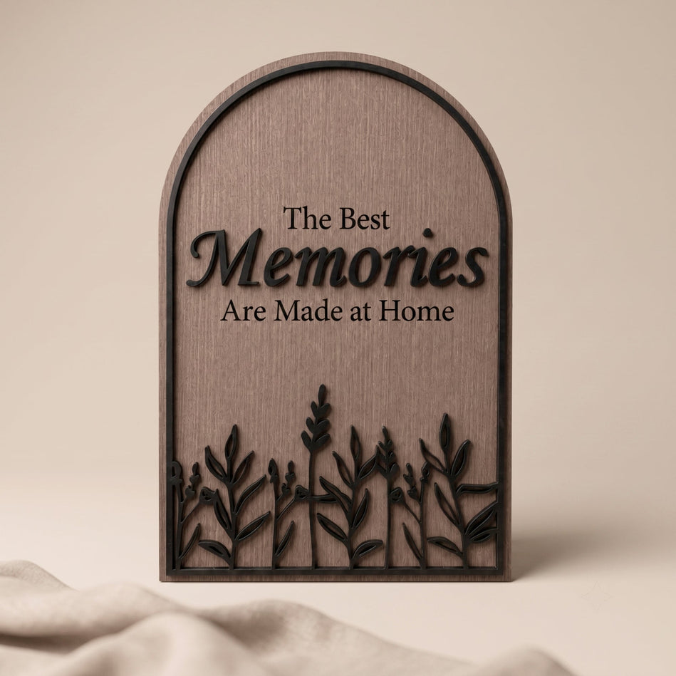 Floral Arch Wooden Decorative Sign Zest Livings Quality Sofa Online