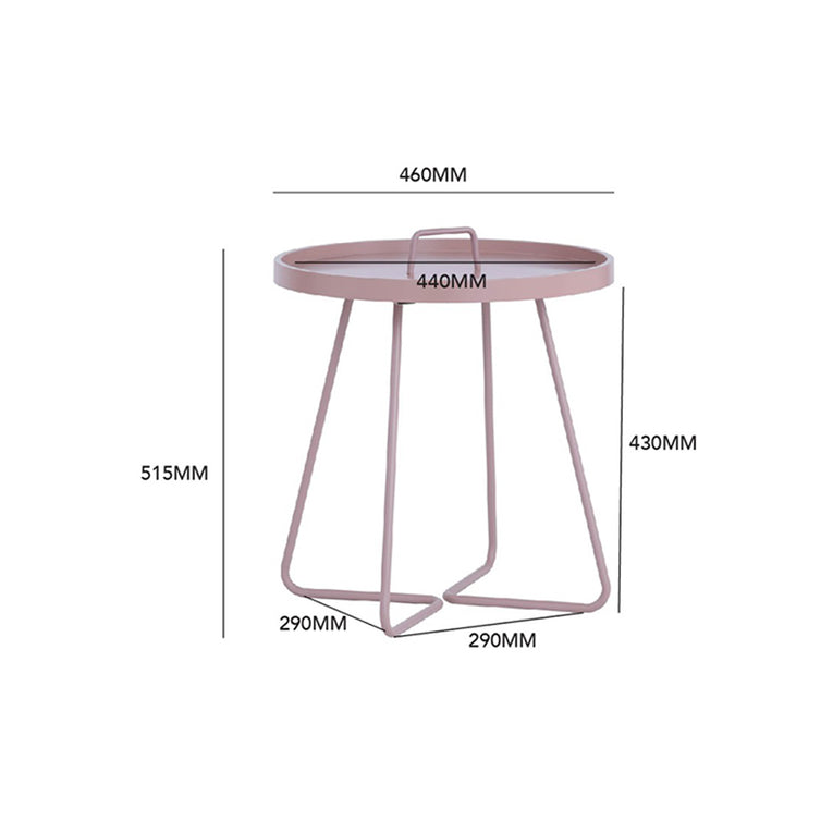Freida Round Tray Side Table