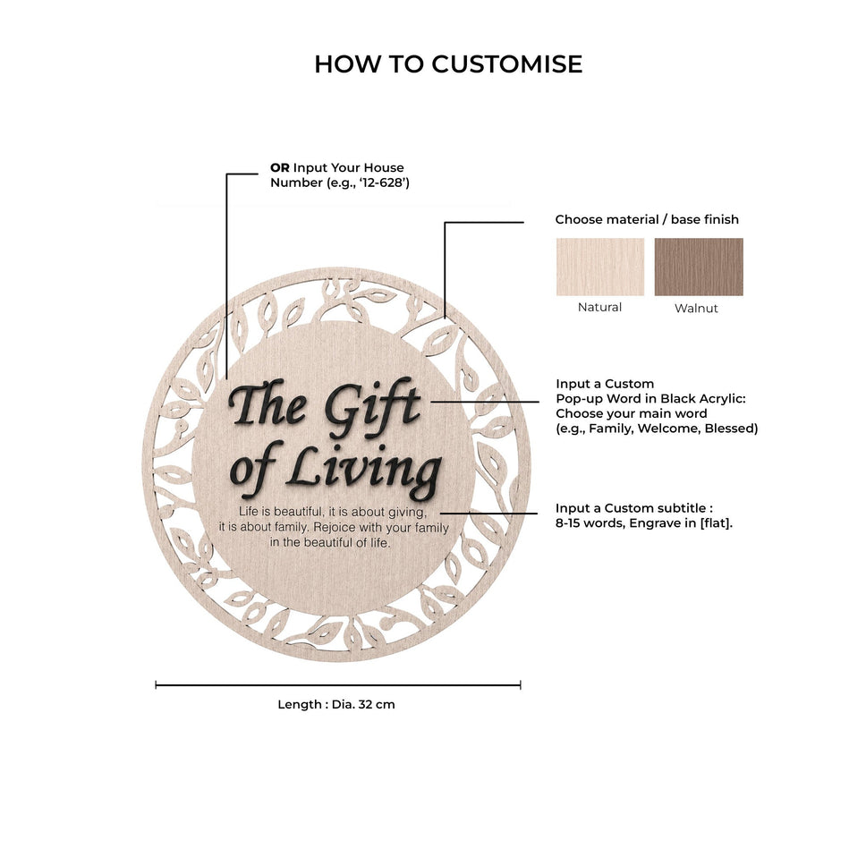 Joyful Living Decorative Sign Zest Livings Quality Sofa Online