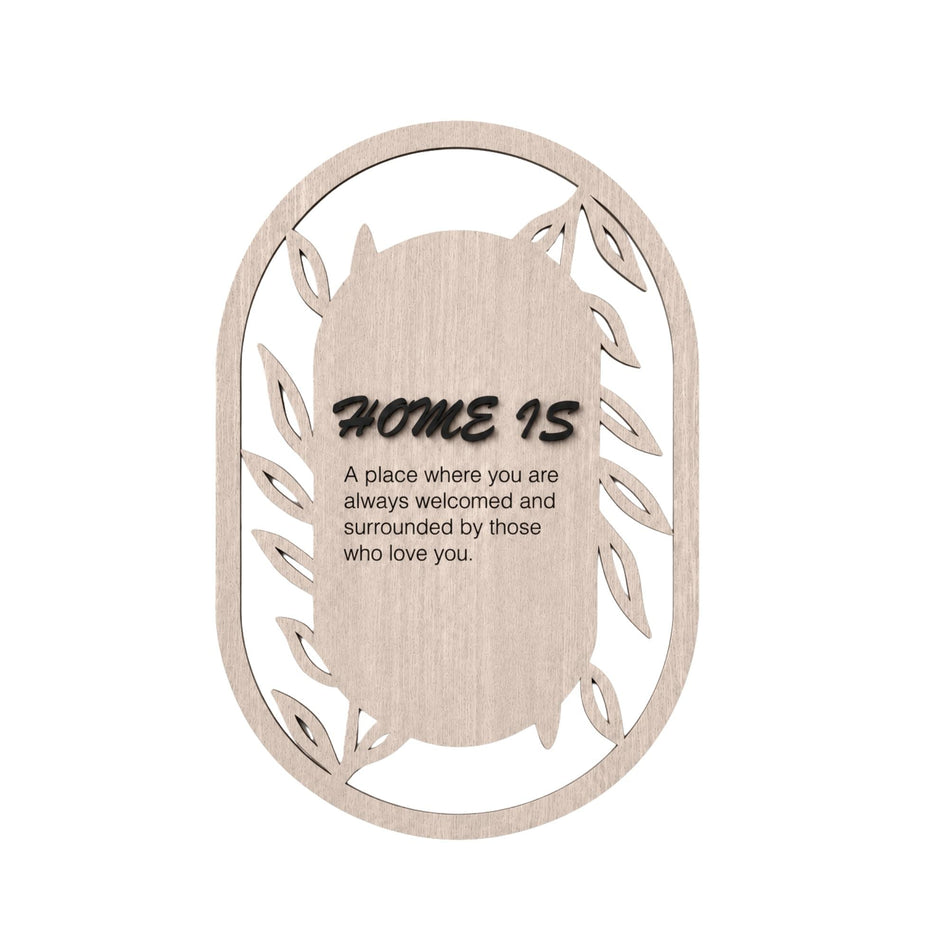 Leaf Frame Decorative Sign Zest Livings Quality Sofa Online
