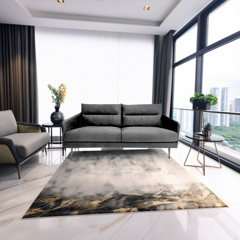 Hansen Velvet Sofa