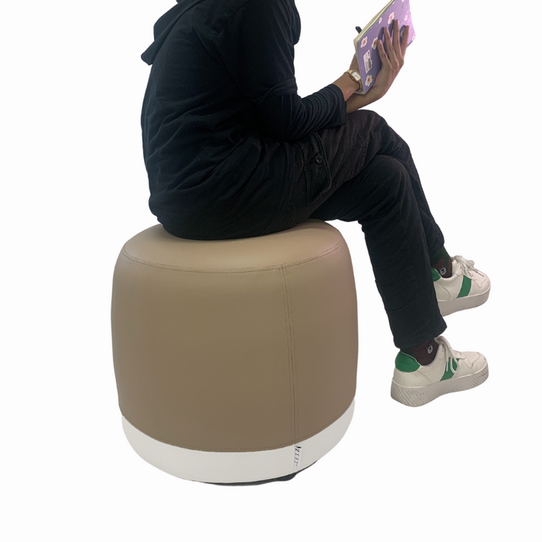 Chrome Ottoman