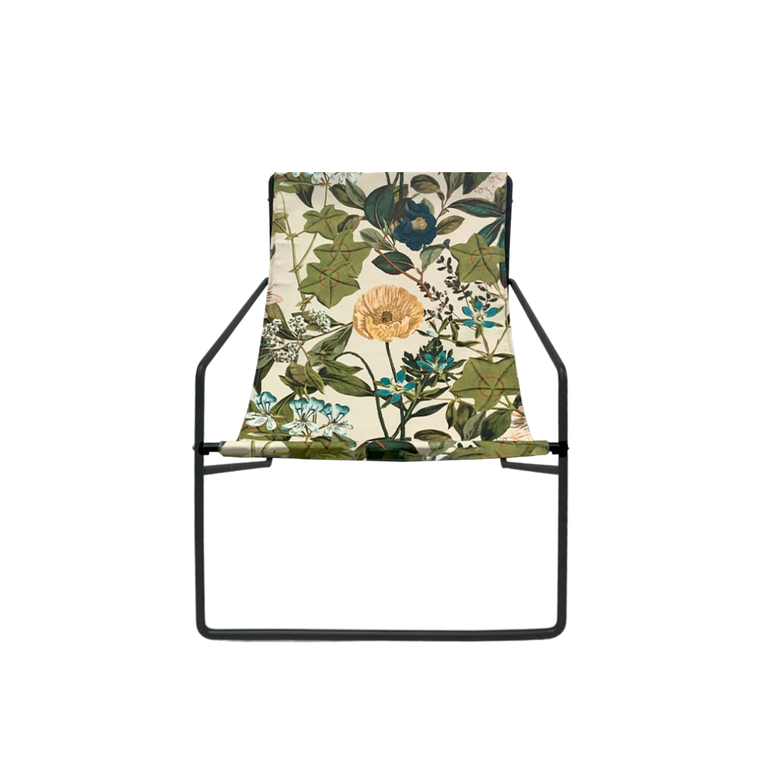 Coastal Designer Lounge Chair-Denim
