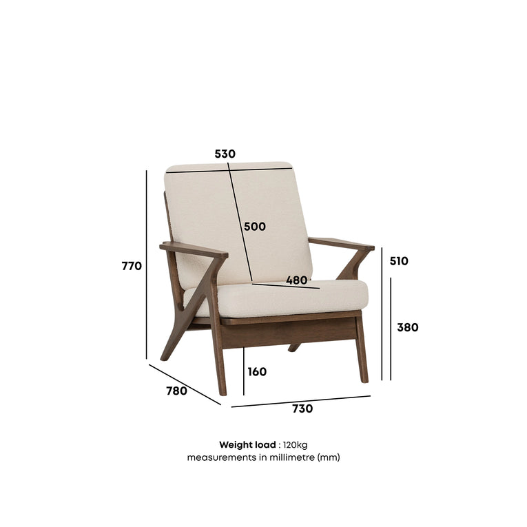 Niko 1 Seater Sofa