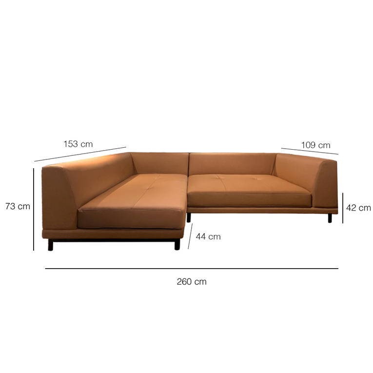 Hemlock Left Chaise Sofa