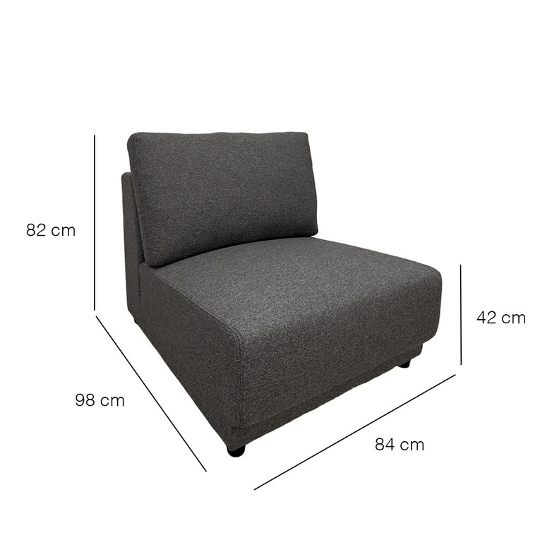Switch Modular Armless Chair - EcoClean