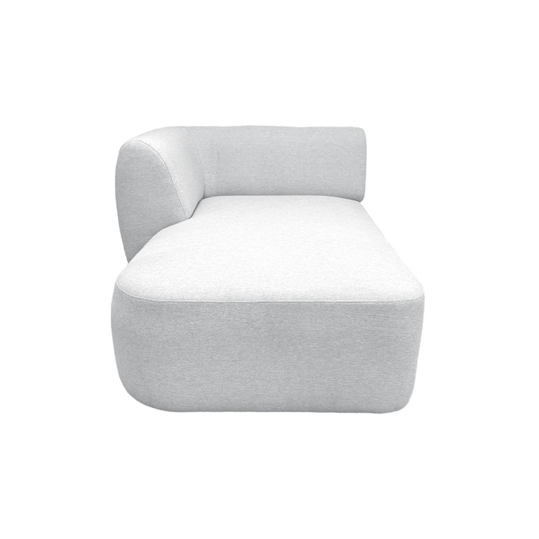 Pebble Left-Arm Chaise Sectional Chair - EcoClean