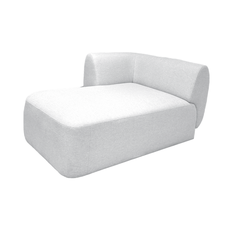 Pebble Left-Arm Chaise Sectional Chair - EcoClean