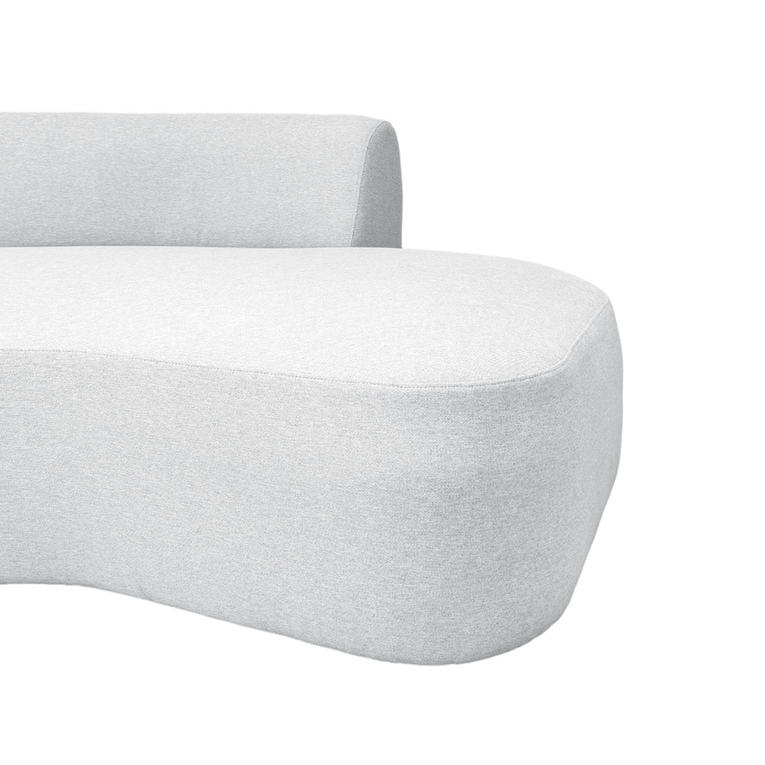 Pebble 3 Seater Chaise Sectional Sofa-EcoClean