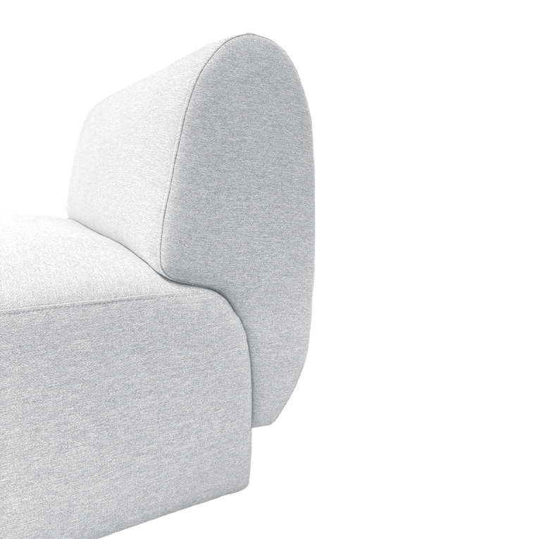 Pebble Armless Sectional Chair - EcoClean