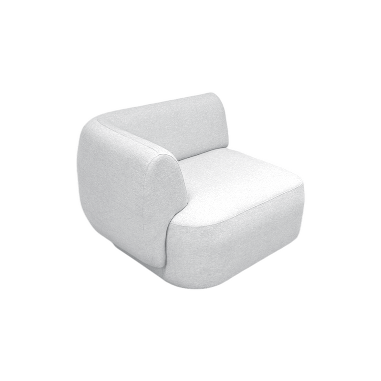 Pebble Left-Arm Sectional Chair - EcoClean