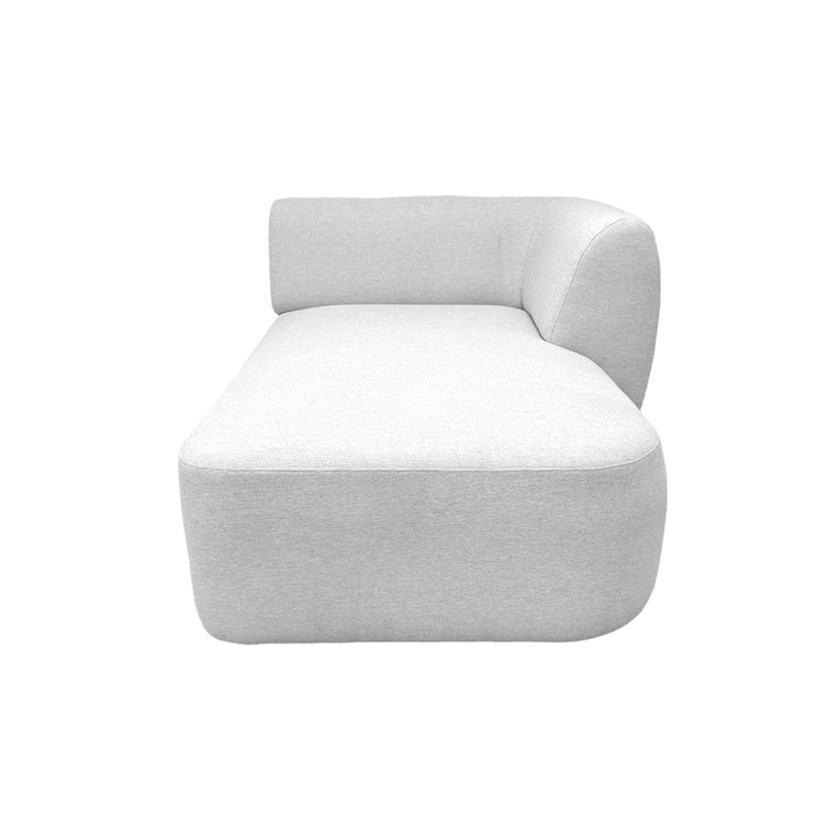 Pebble Right-Arm Chaise Sectional Chair - EcoClean
