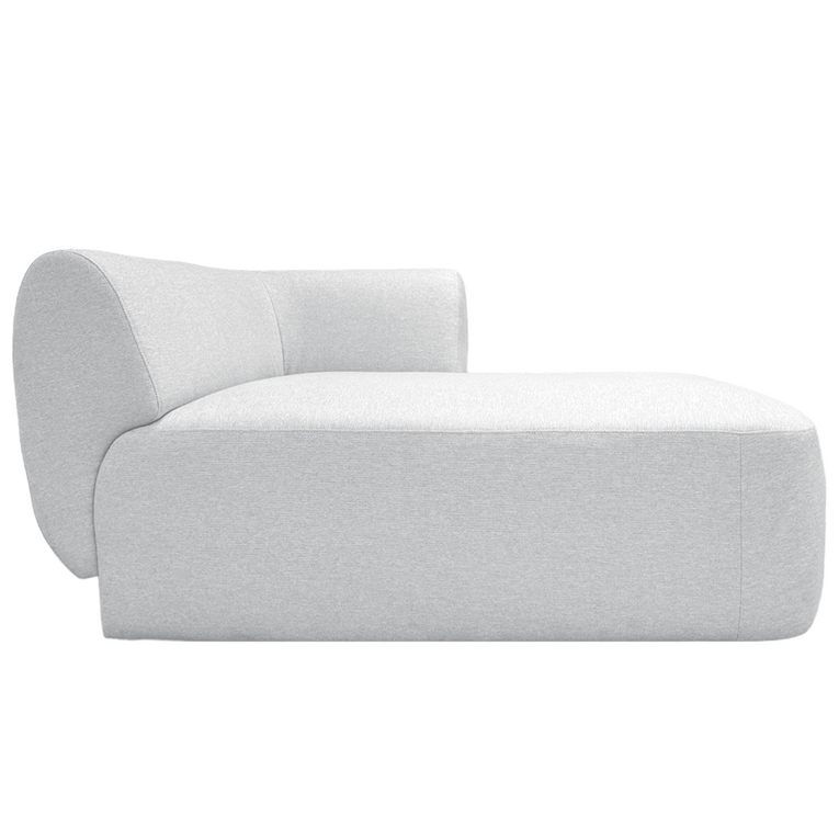Pebble Right-Arm Chaise Sectional Chair - EcoClean