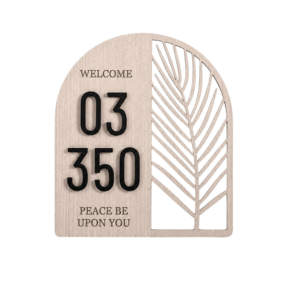 Modern Palm Leaf Unit Sign Zest Livings Quality Sofa Online