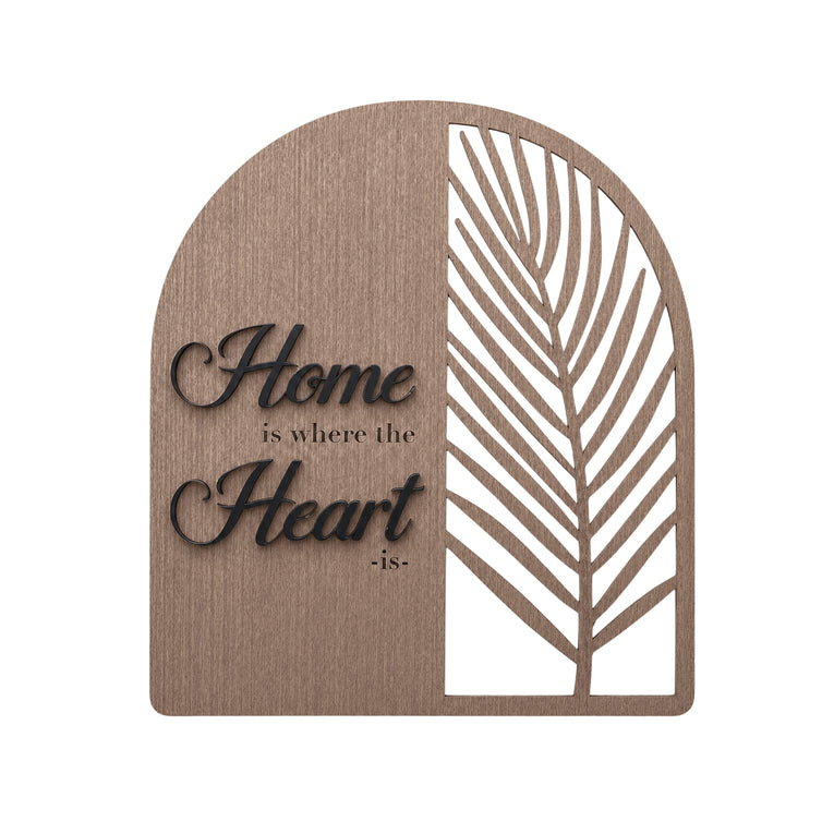 Modern Palm Leaf Unit Sign