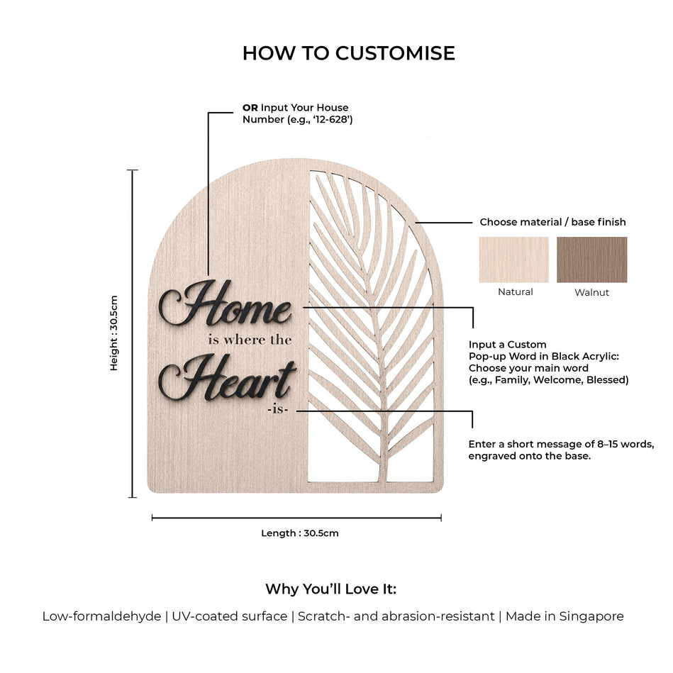 Modern Palm Leaf Unit Sign Zest Livings Quality Sofa Online