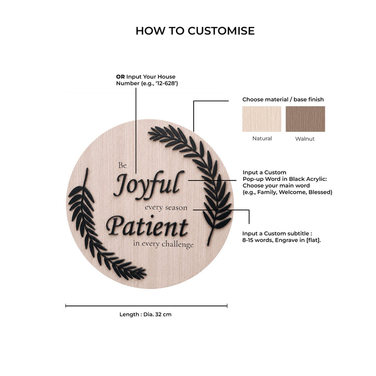 Season of Joy Decorative Sign Zest Livings Quality Sofa Online
