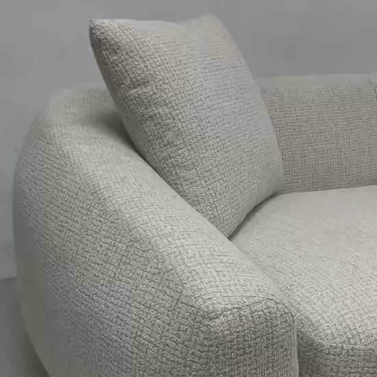 Grace 3 Seater Down Feather Modular Sofa Detail Video