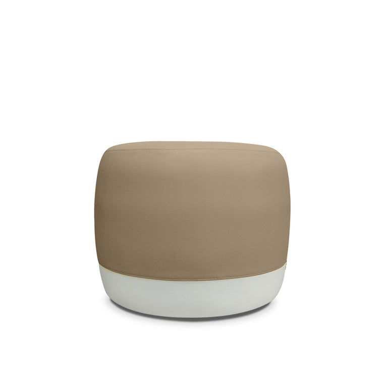 Chrome Ottoman