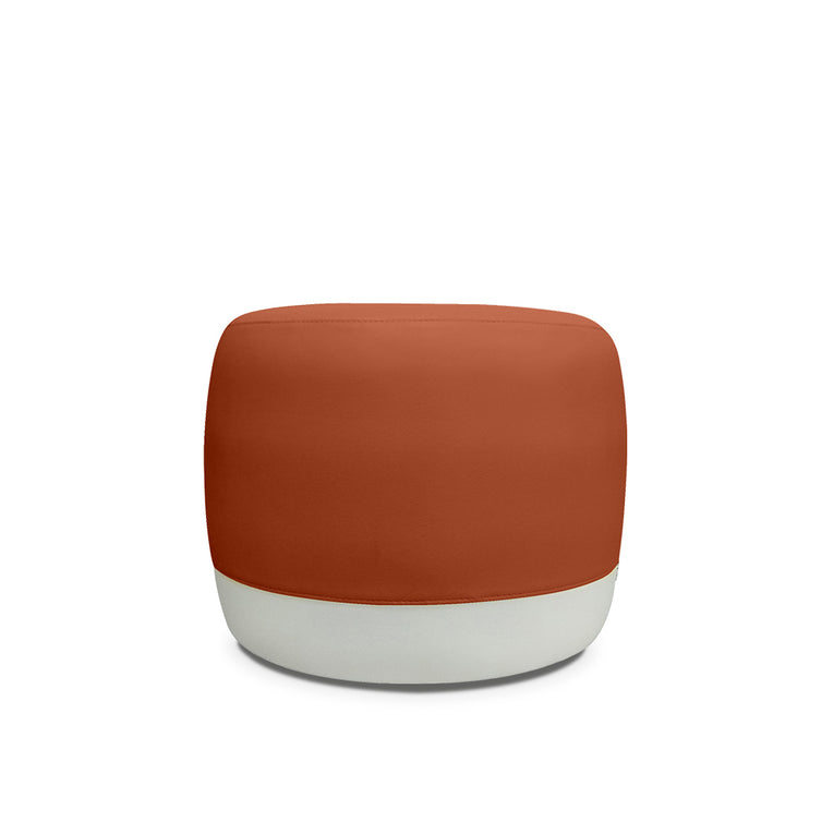 Chrome Ottoman