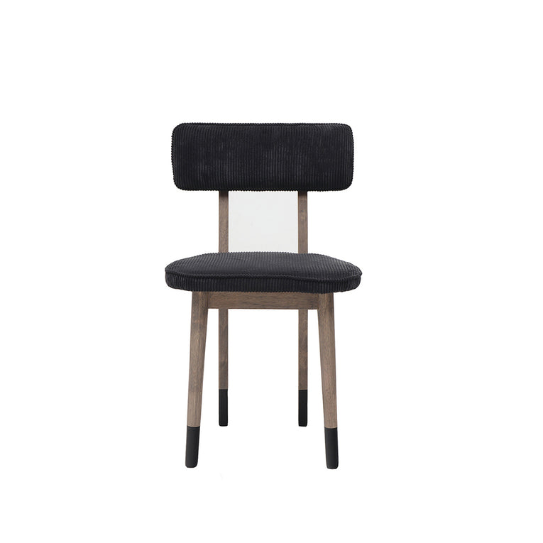 Philos Plank Dining Chair- Black