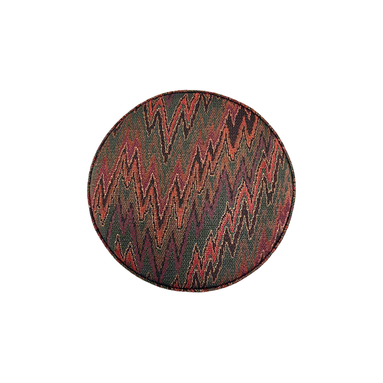 Batik Weave Ottoman