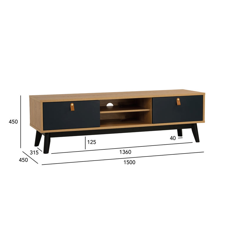 Nash TV Console - 1.5m