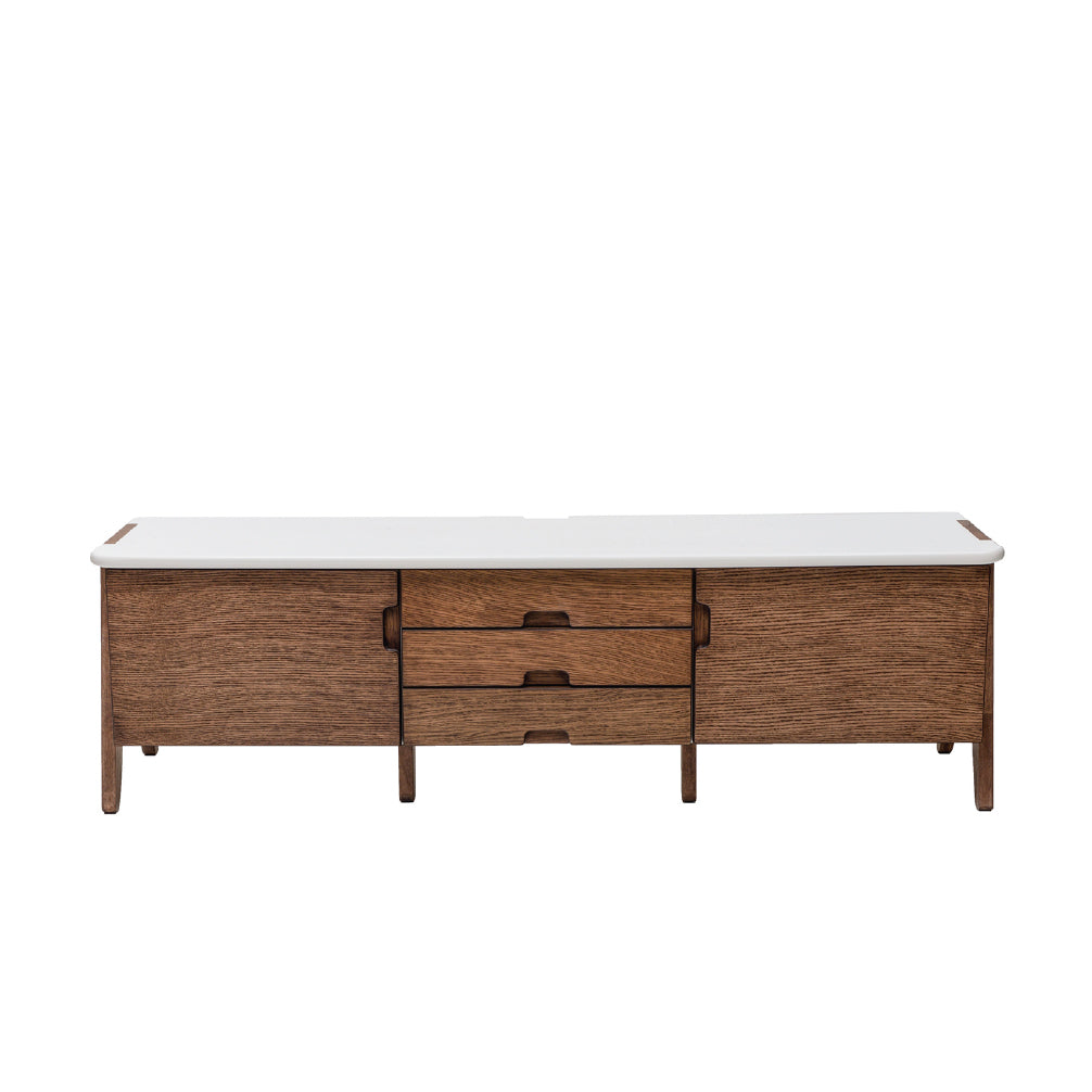 Philos Alan TV Console - Polar White