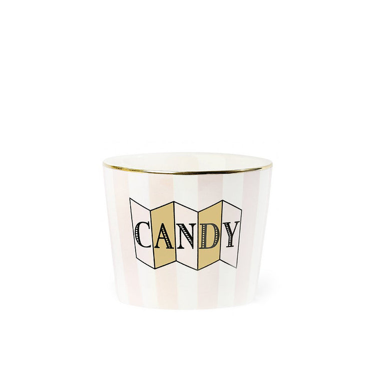 Ms Etoile - Snack Pot with Pink Stripes