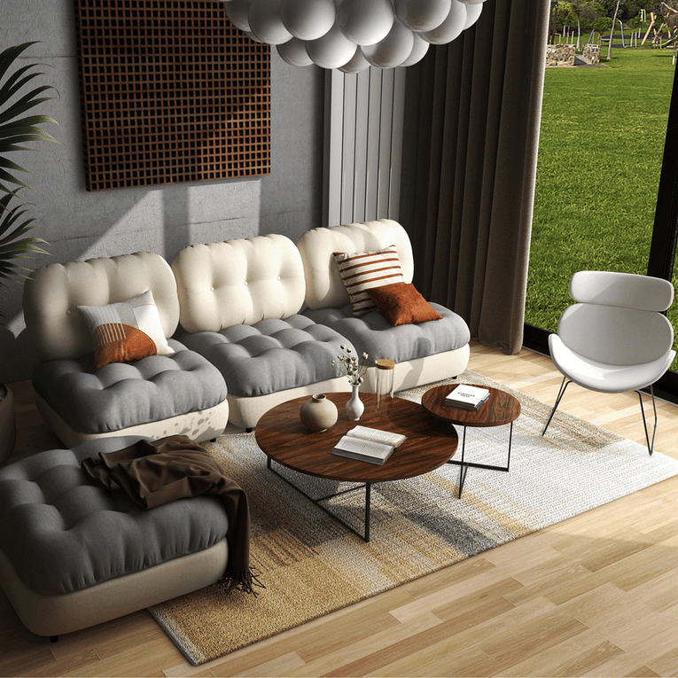 Marlow 3 Seater Modular Sofa With Ottoman