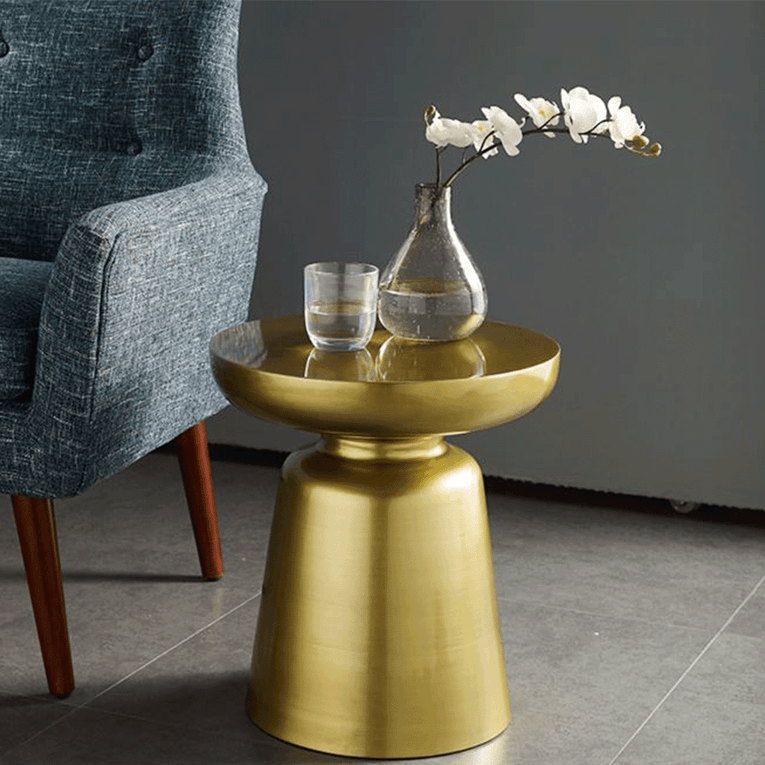 Ringer Side Table - Gold