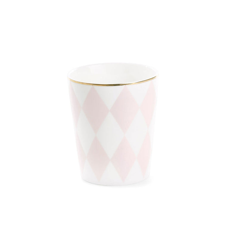 Ms Etoile - Ceramic Mug with Rose Harlequin