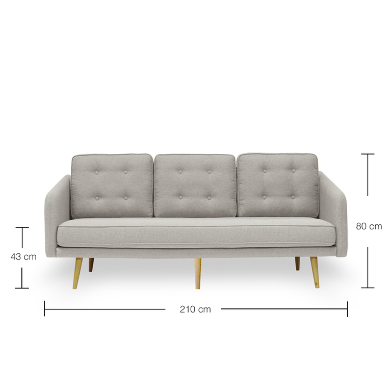 Danish 3 Seater Sofa
